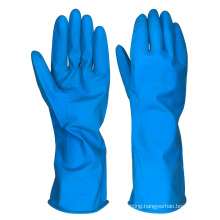 40gsm Household Cotton Sprayed Flocklined dish washing Latex Gloves